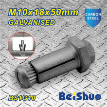 M10X18X50mm Hex Anchor Bolt Grade 12.9 for Steel Construction